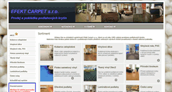 Desktop Screenshot of efektcarpet.cz